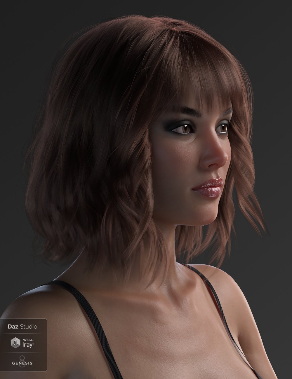 Taylor Hair For Genesis 8 Female(s) | Daz 3D