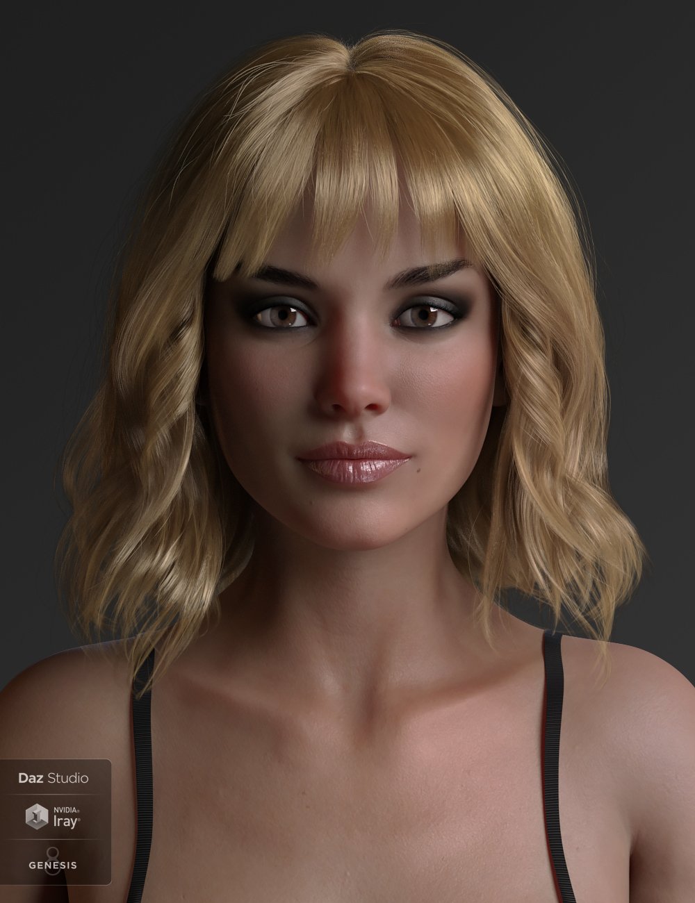 Taylor Hair For Genesis 8 Female(s) | Daz 3D