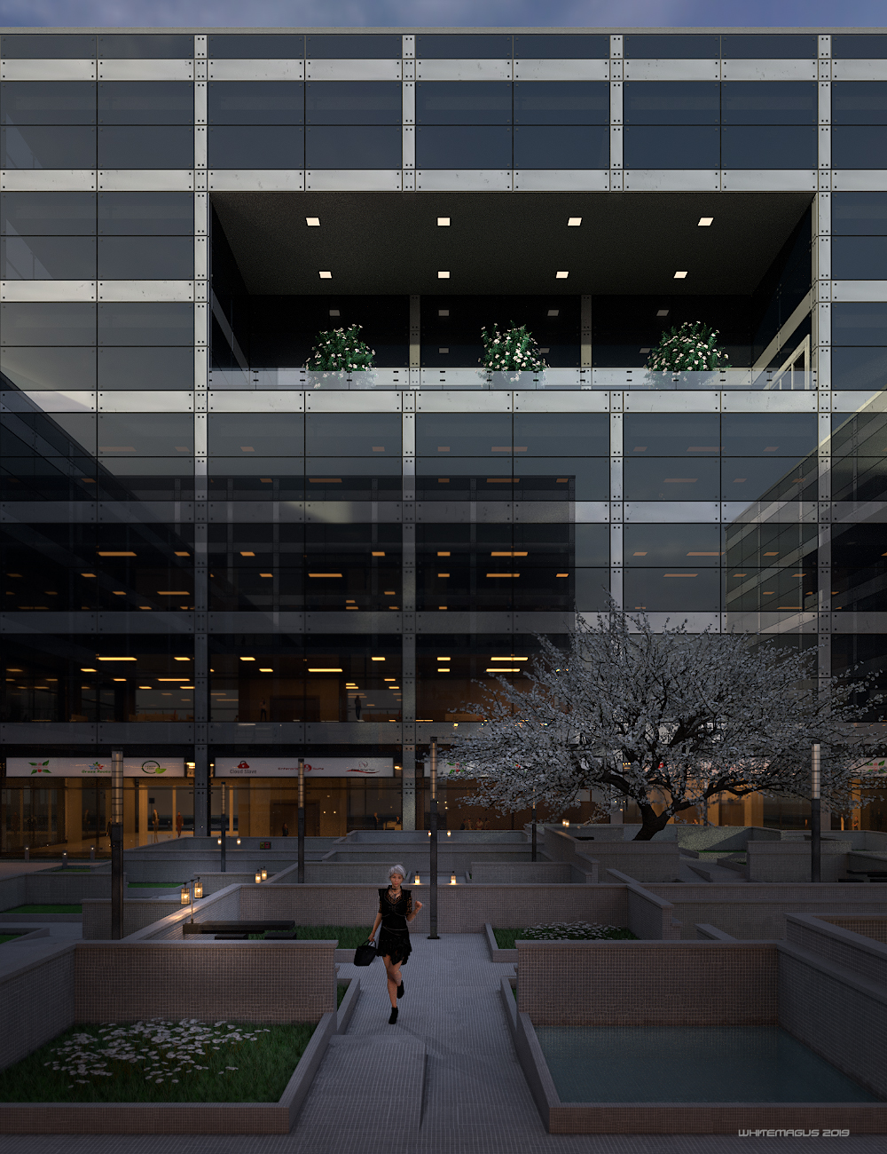 Contemporary Office Building Revitalized Contemporary Office Building Revitalized by: Whitemagus, 3D Models by Daz 3D