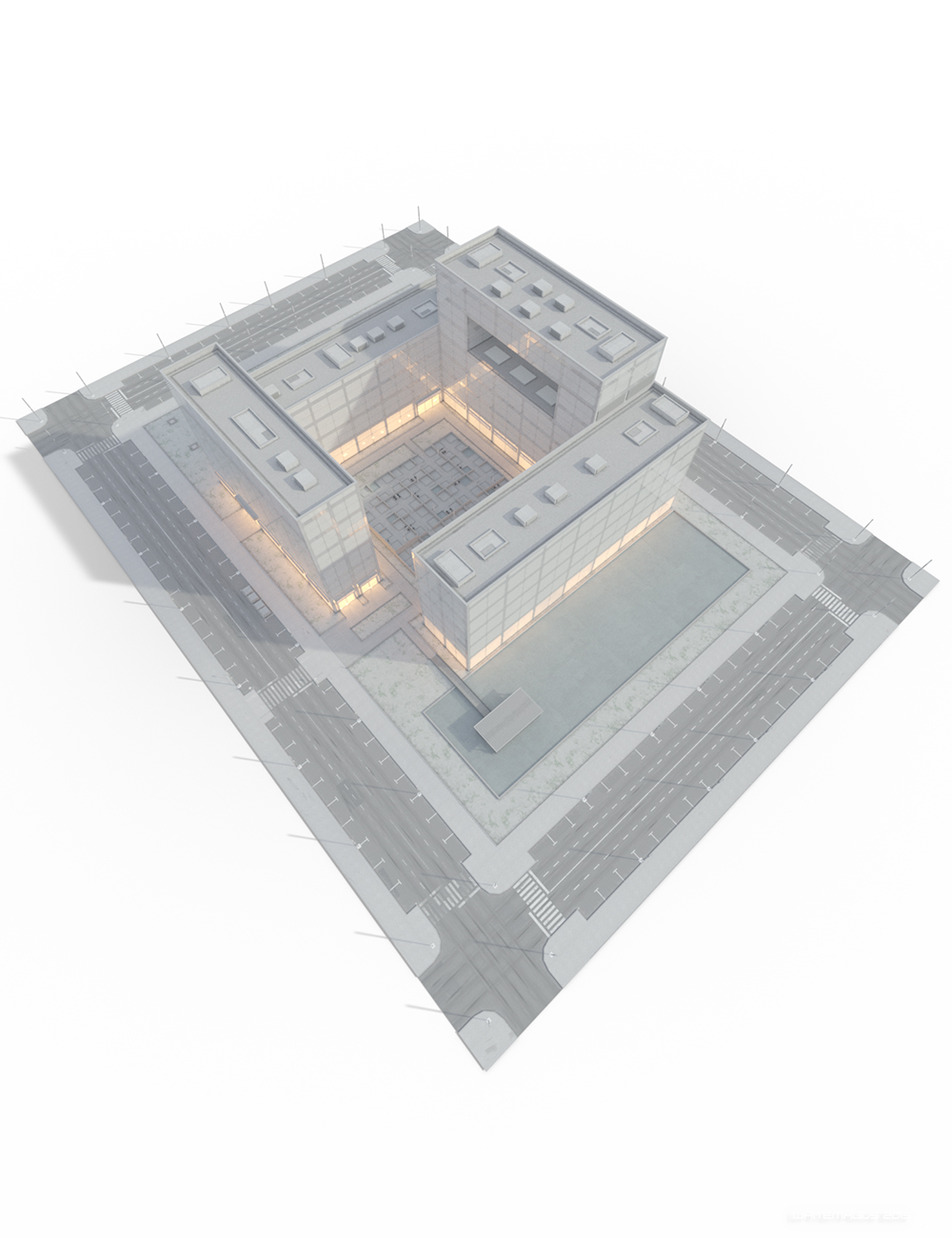 Contemporary Office Building Revitalized Contemporary Office Building Revitalized by: Whitemagus, 3D Models by Daz 3D