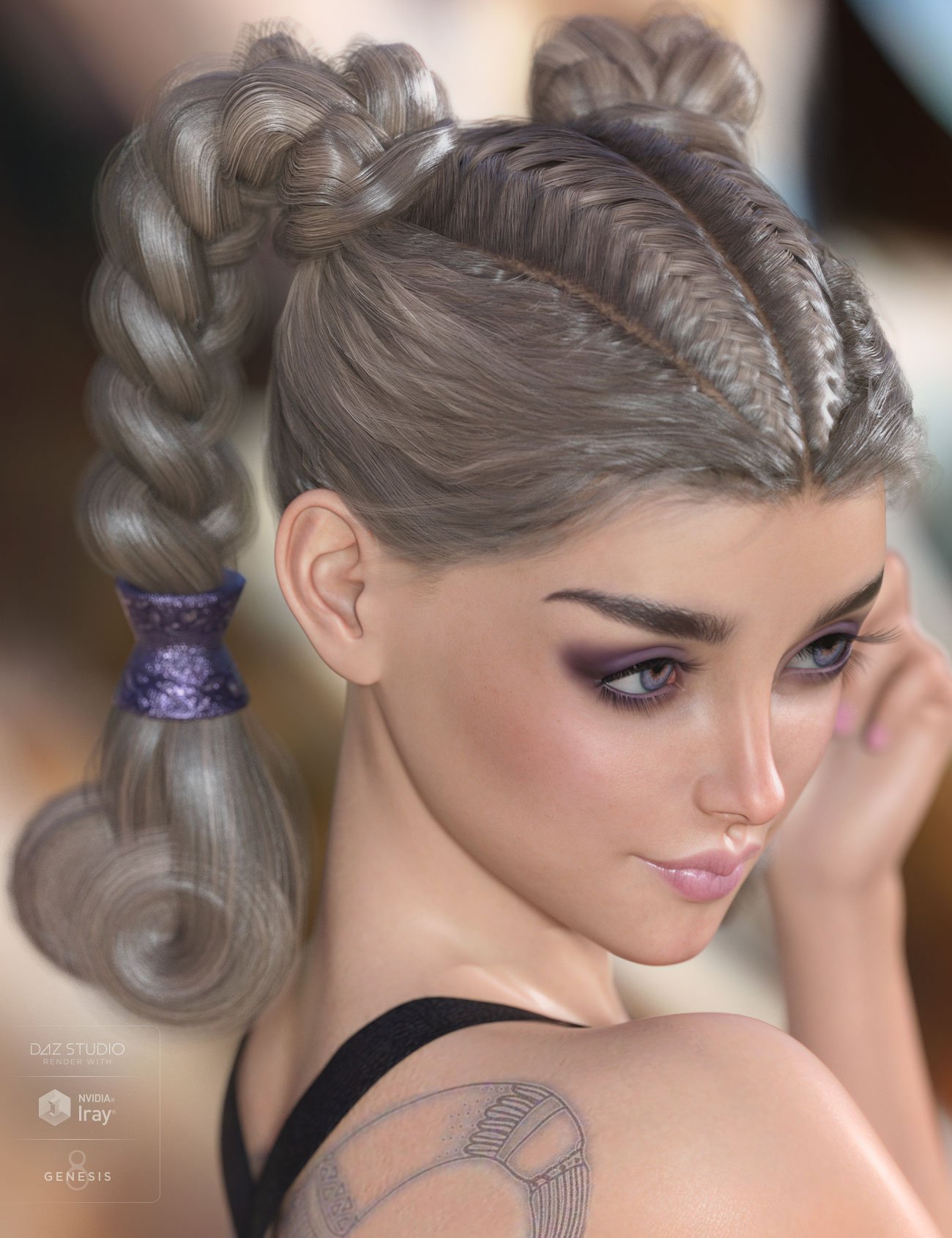 Rowan Hair for Genesis 3 & 8 Female(s) Rowan Hair for Genesis 3 & 8 Female(s) by: AprilYSH, 3D Models by Daz 3D