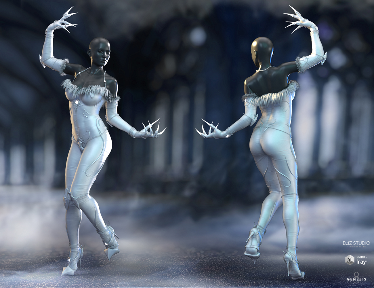 Shadow Walker Outfit for Genesis 8 Female(s) Shadow Walker Outfit for Genesis 8 Female(s) by: HM, 3D Models by Daz 3D
