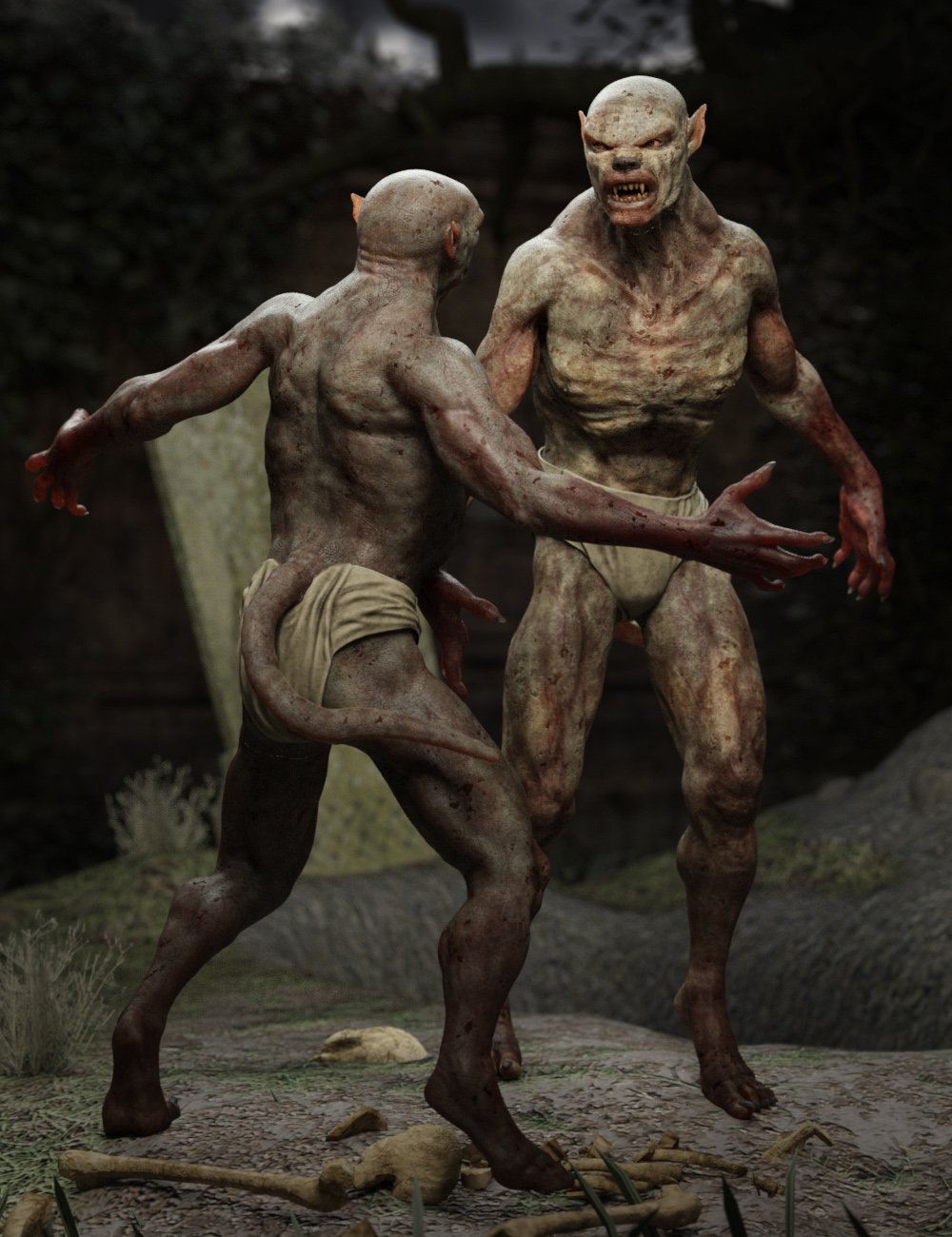 Gruesome Ghoul for Genesis 8 Male Gruesome Ghoul for Genesis 8 Male by: RawArt, 3D Models by Daz 3D