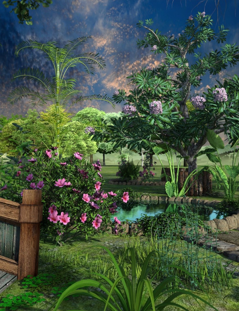 The Garden and World Project by: Magix 101, 3D Models by Daz 3D