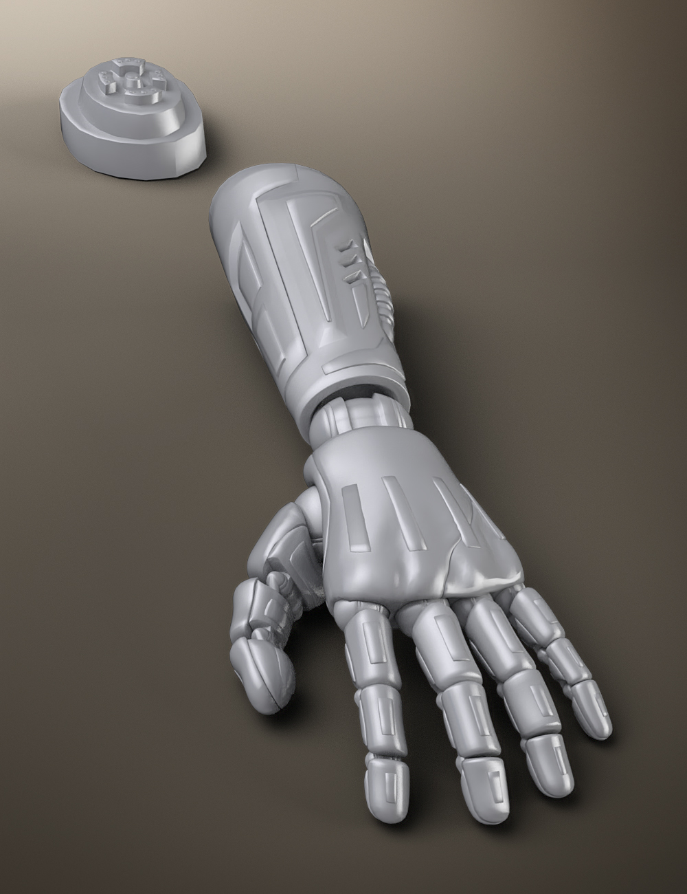 Bionic Forearms for Genesis 8 by: JSchaper, 3D Models by Daz 3D