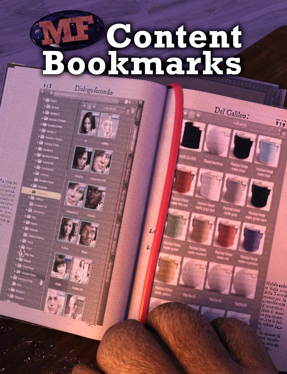 MF Content Bookmarks by: ManFriday, 3D Models by Daz 3D