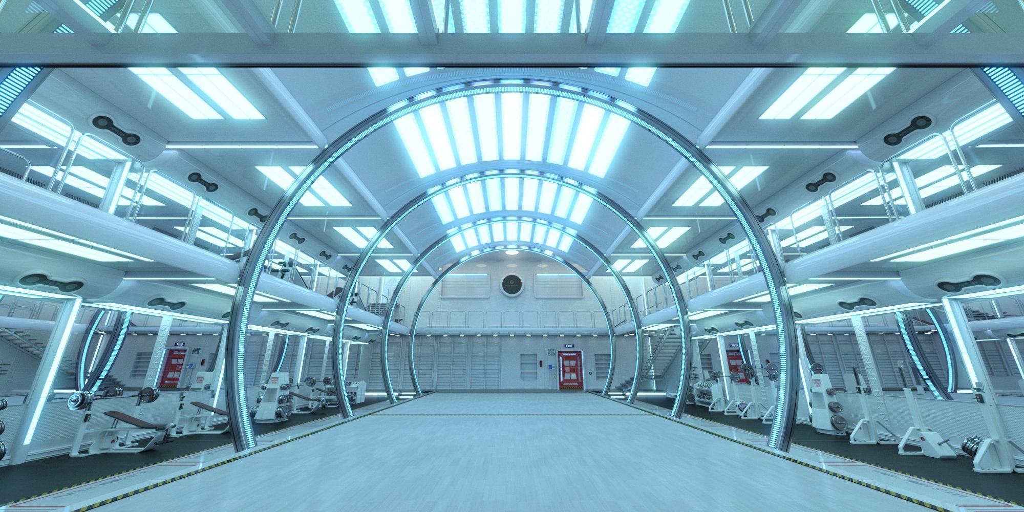 SC20 Gym SC20 Gym by: , 3D Models by Daz 3D