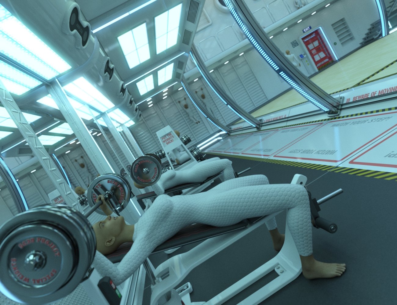 SC20 Gym by: , 3D Models by Daz 3D