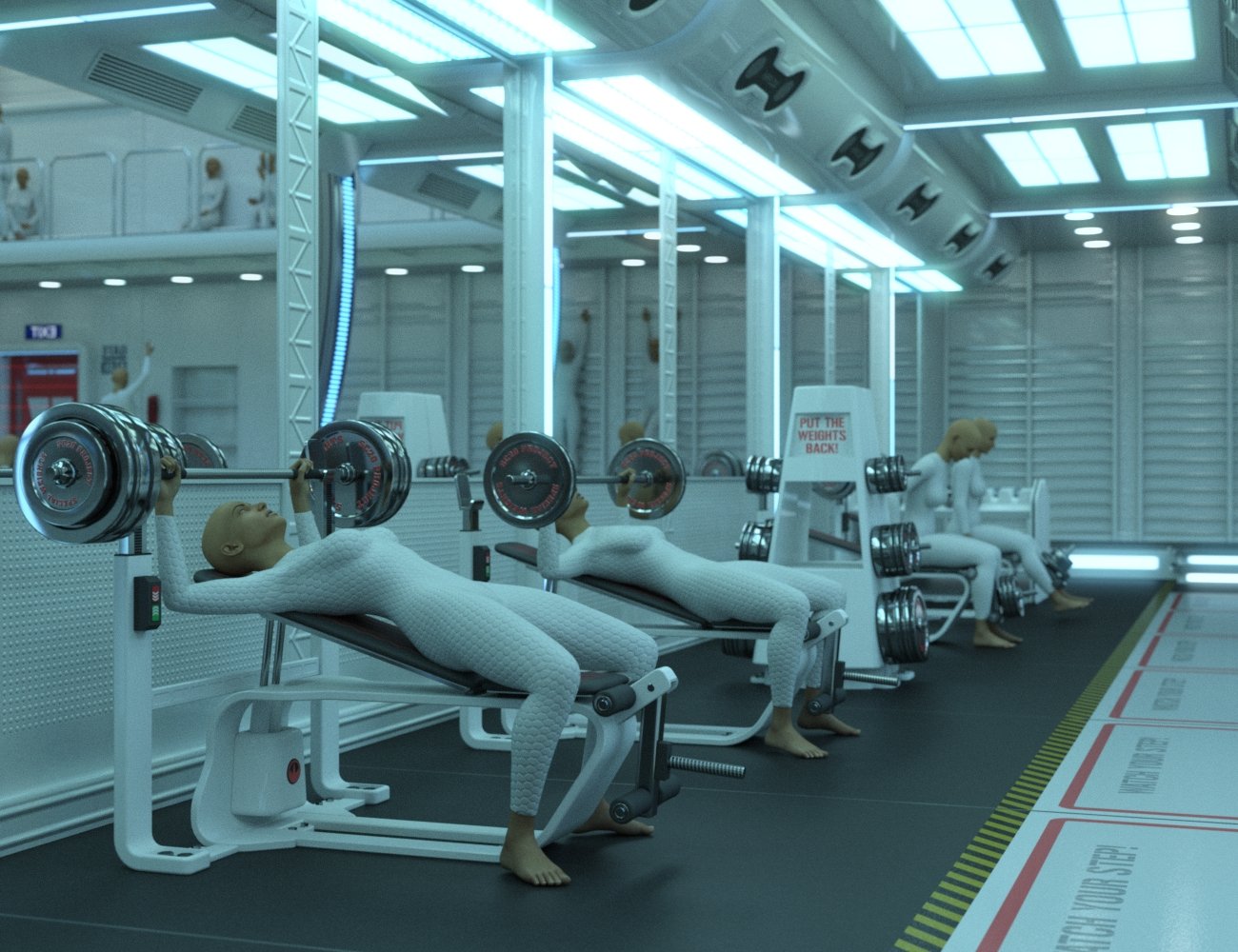 SC20 Gym SC20 Gym by: , 3D Models by Daz 3D