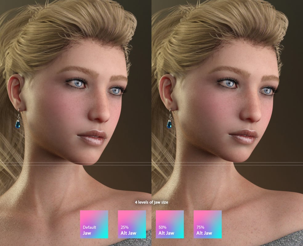 Nora HD for Genesis 8 Female by: Cherubit, 3D Models by Daz 3D