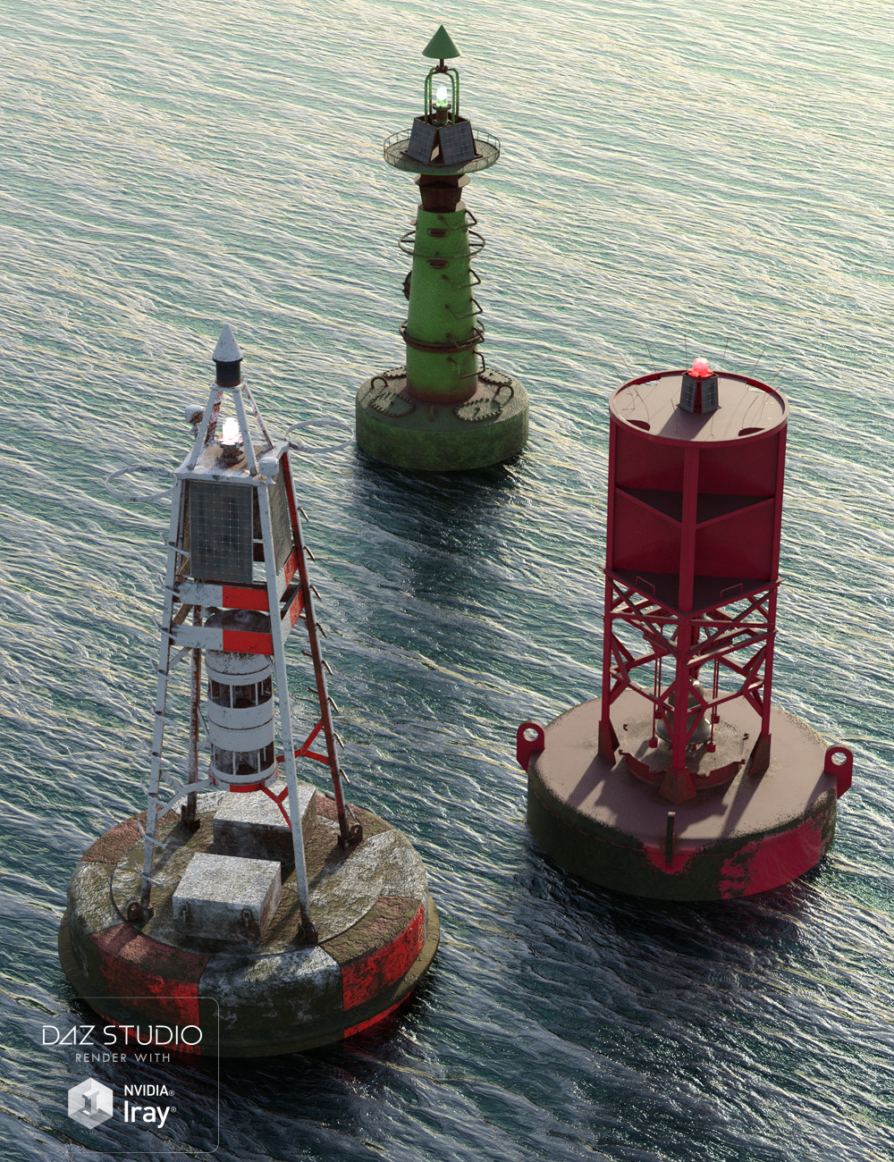 Buoys Buoys by: David BrinnenForbiddenWhispers, 3D Models by Daz 3D