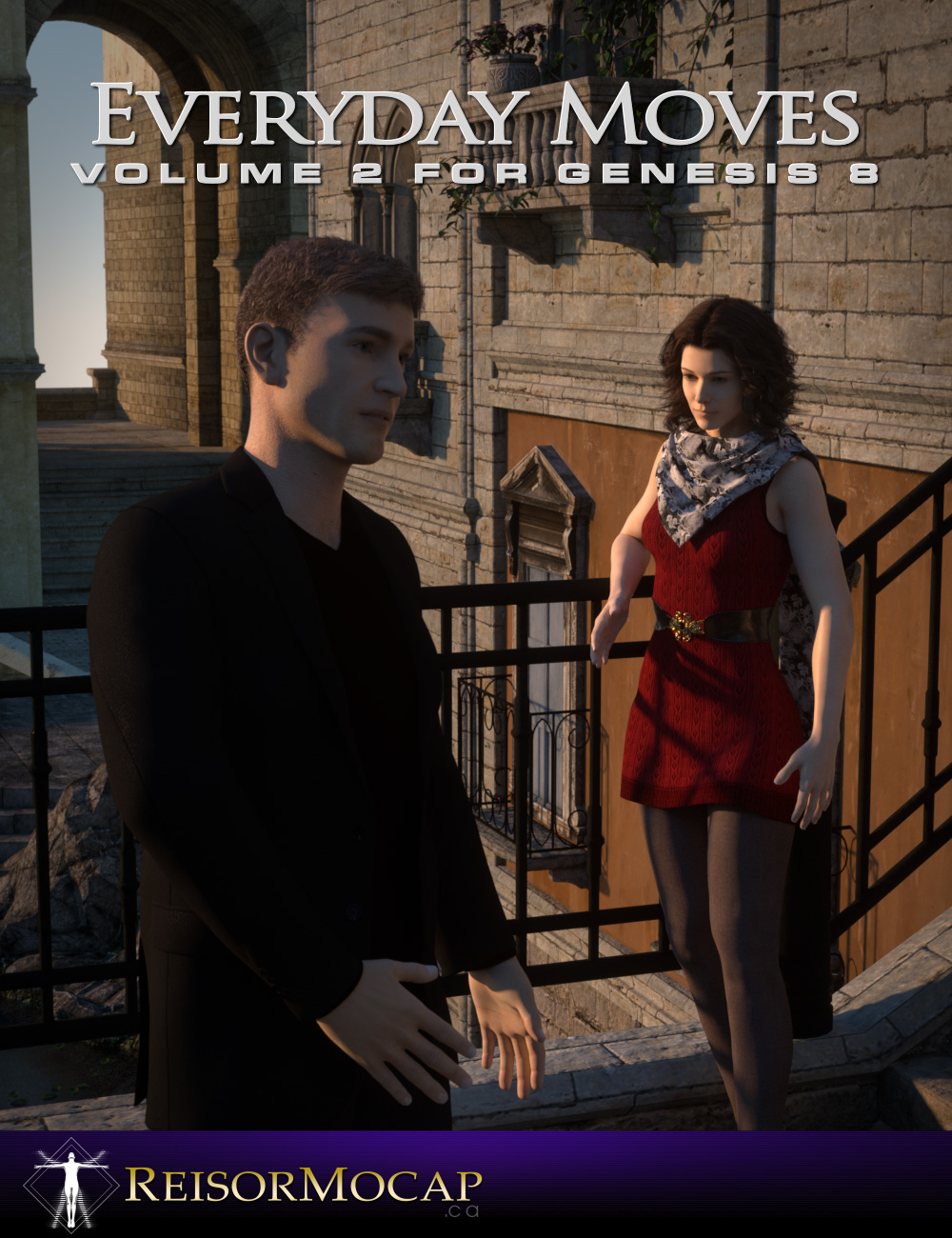 Everyday Moves Volume 2 For Genesis 8 by: Reisormocap, 3D Models by Daz 3D