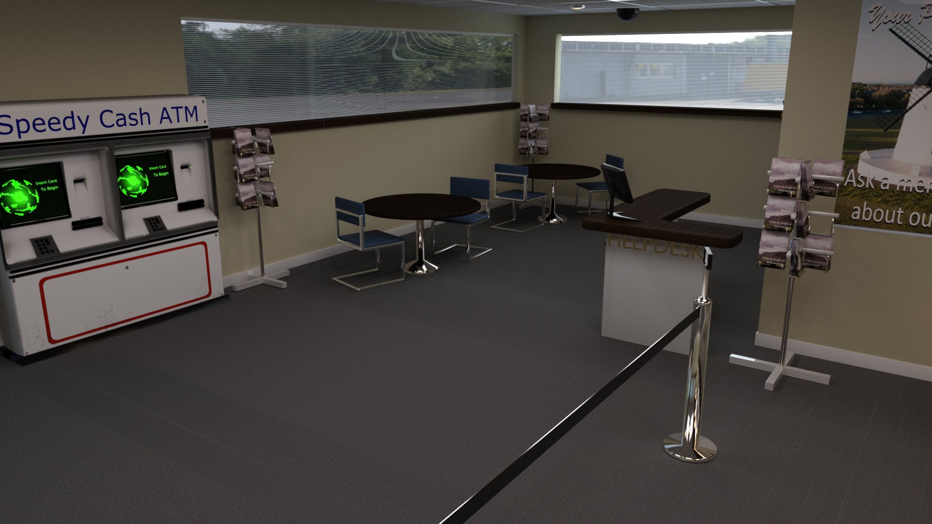 Local Bank by: Serum, 3D Models by Daz 3D
