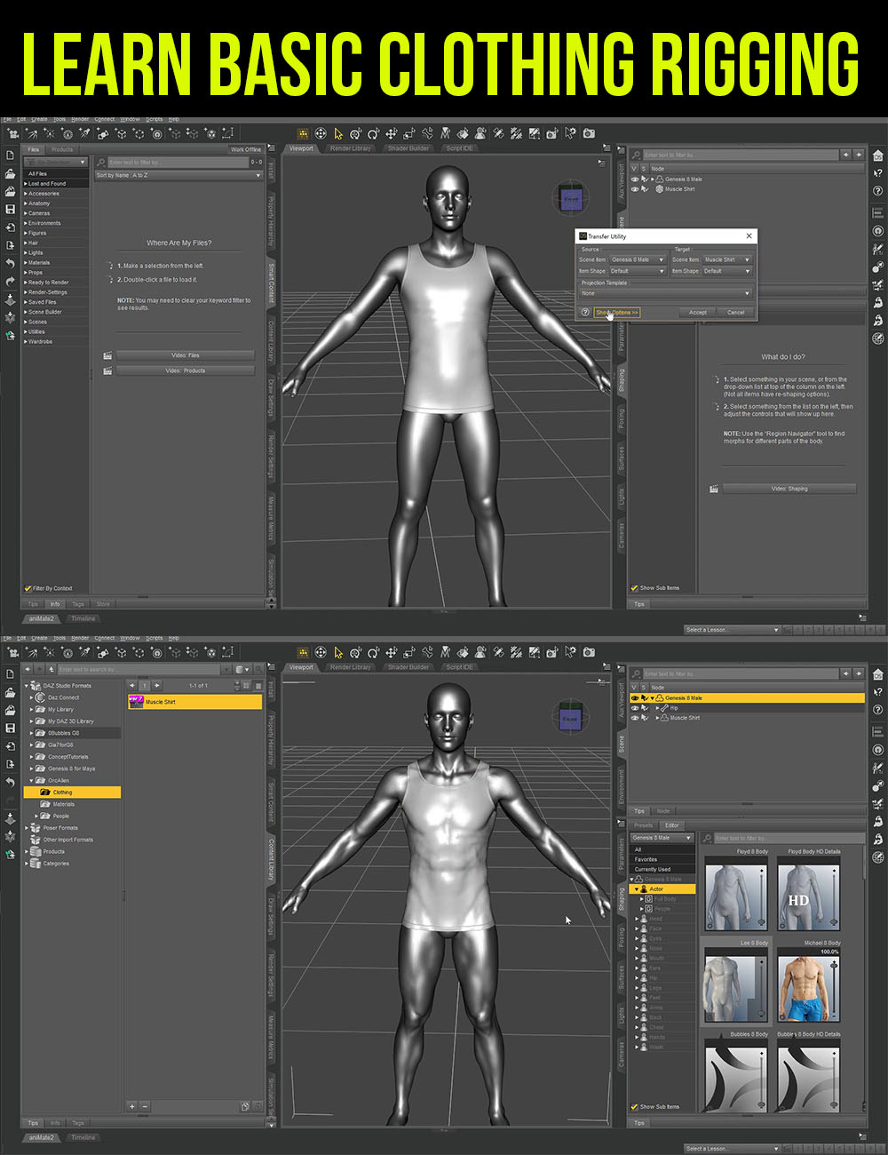 Daz Character Setup for Artists Part 3 by: Gravity Studios, 3D Models by Daz 3D