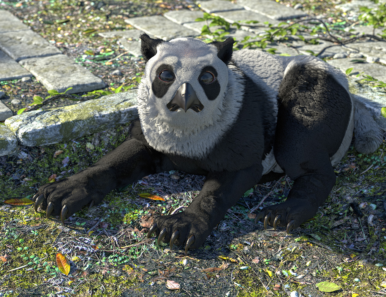 dForce Oso Lechuza for DAZ Dog 8 dForce Oso Lechuza for DAZ Dog 8 by: Oso3D, 3D Models by Daz 3D