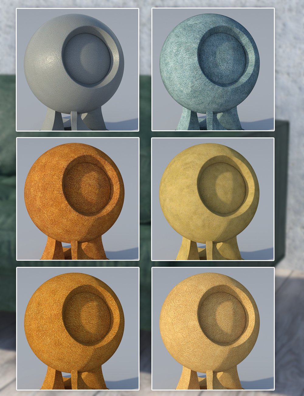 Leather Shaders Leather Shaders by: Dimidrol, 3D Models by Daz 3D