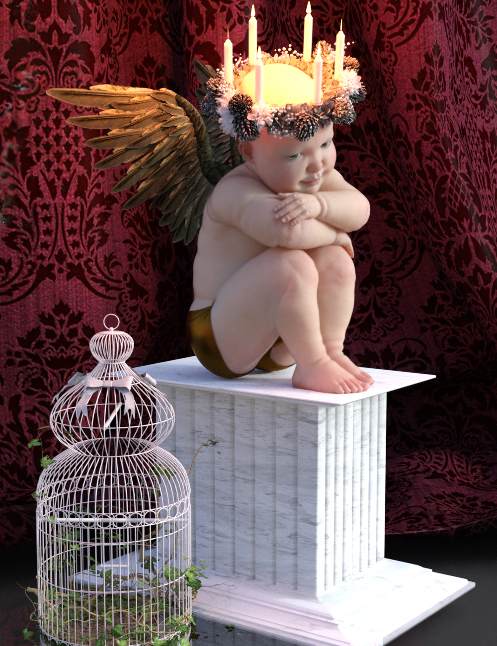 Cherub Poses For Tobyn by: Ensary, 3D Models by Daz 3D