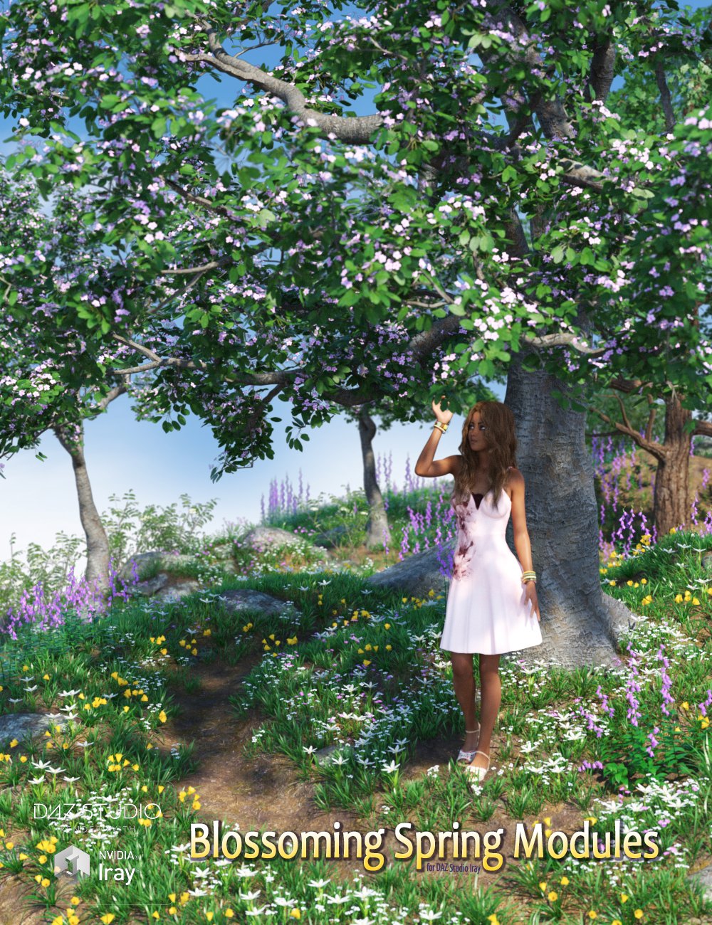Blossoming Spring Modules by: Peanterra, 3D Models by Daz 3D