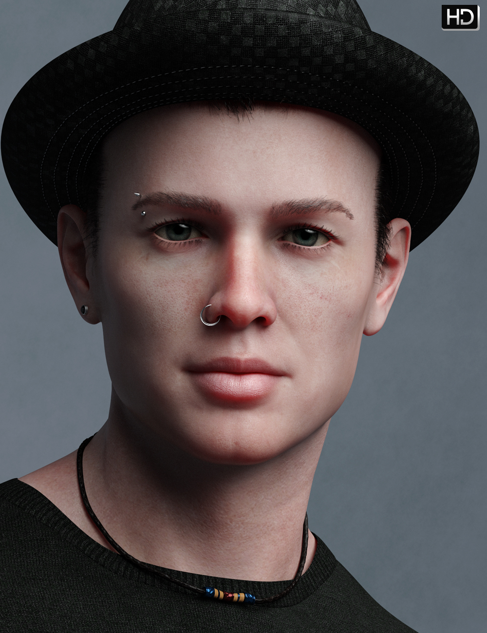 Luke HD for Genesis 8 Male by: Emrys, 3D Models by Daz 3D