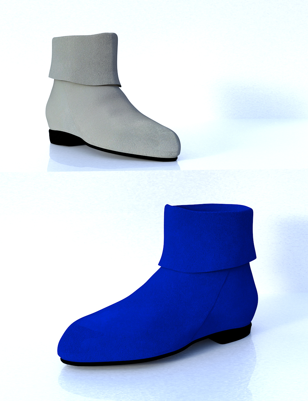 AQ Robin Hood Boots for Genesis 8 Female(s) by: Aquarius, 3D Models by Daz 3D