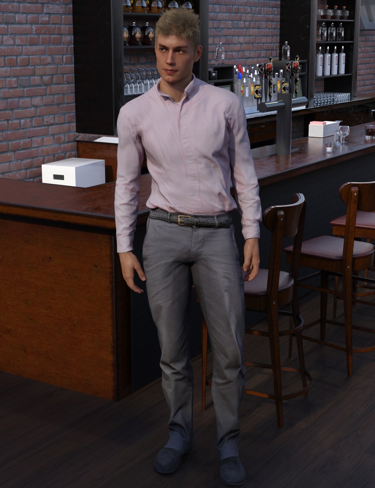 Casual Outfits for Genesis 8 Male(s) by: Polygonal MiniaturesOskarsson, 3D Models by Daz 3D