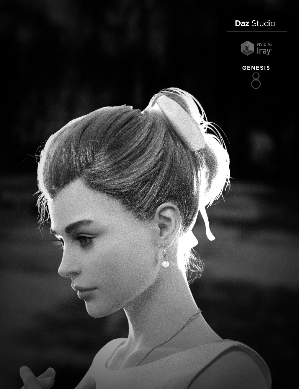 Sylvia Tied Bun Hair for Genesis 8 Female(s) Sylvia Tied Bun Hair for Genesis 8 Female(s) by: Neftis3D, 3D Models by Daz 3D