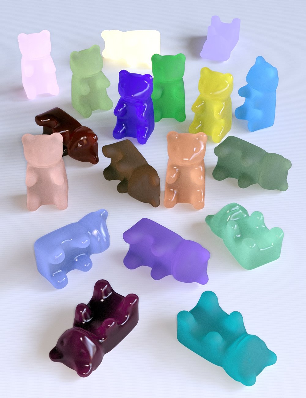 Gummy Shader Presets for Iray by: Khory, 3D Models by Daz 3D