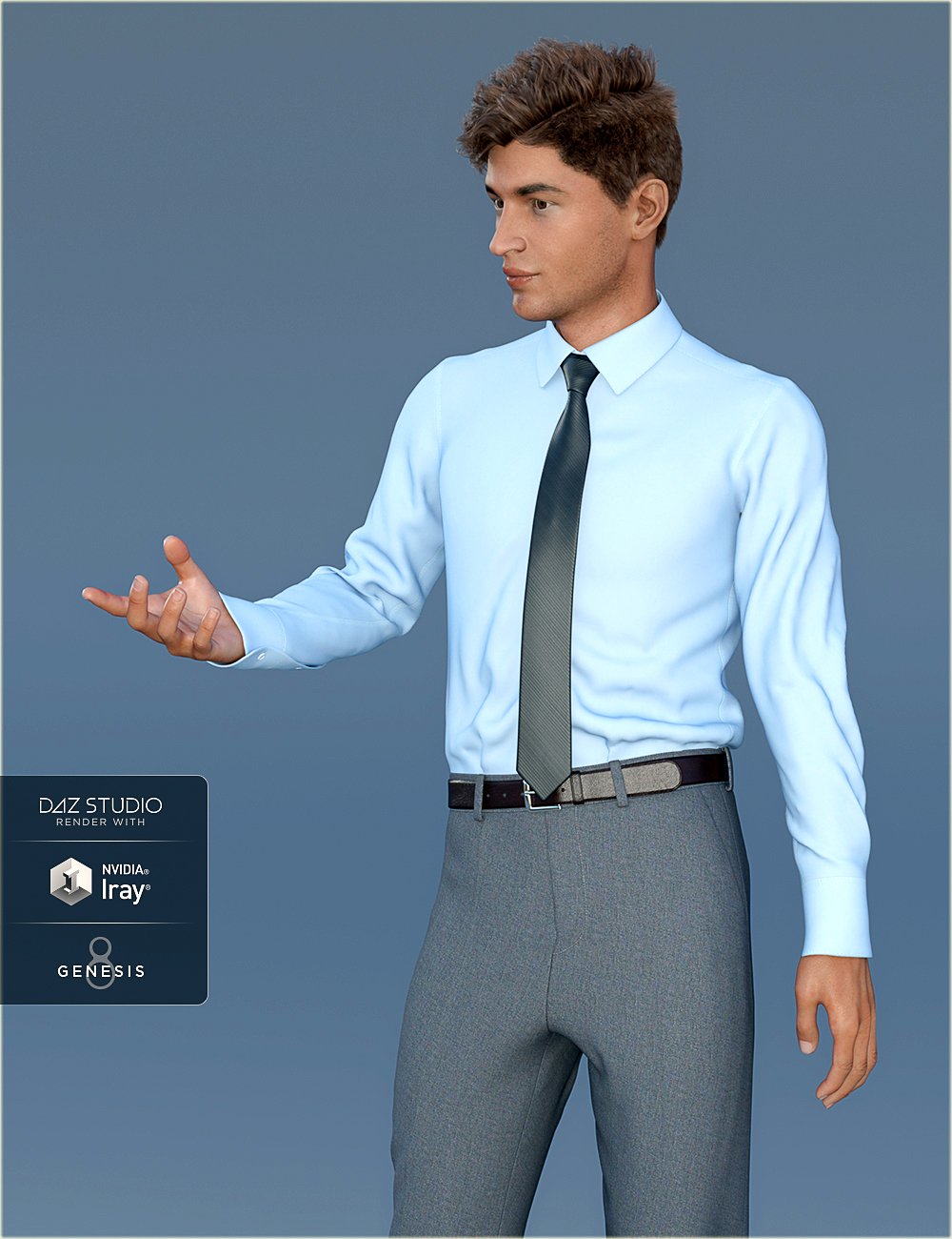 dForce H&C Dress Shirt Outfit for Genesis 8 Male(s) dForce H&C Dress Shirt Outfit for Genesis 8 Male(s) by: IH Kang, 3D Models by Daz 3D
