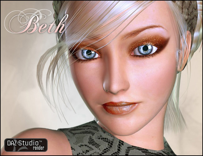 Beth for Aiko 4 by: HH Drache, 3D Models by Daz 3D