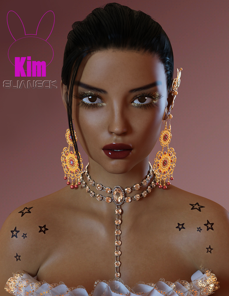 Kim for Genesis 8 Female by: Elianeck, 3D Models by Daz 3D