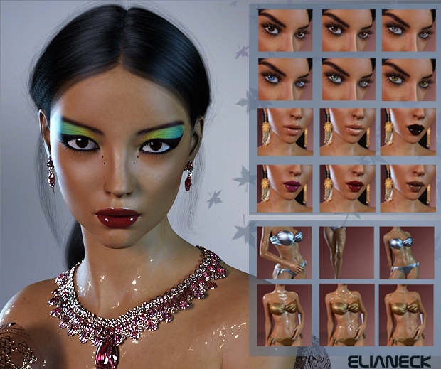 Kim for Genesis 8 Female by: Elianeck, 3D Models by Daz 3D