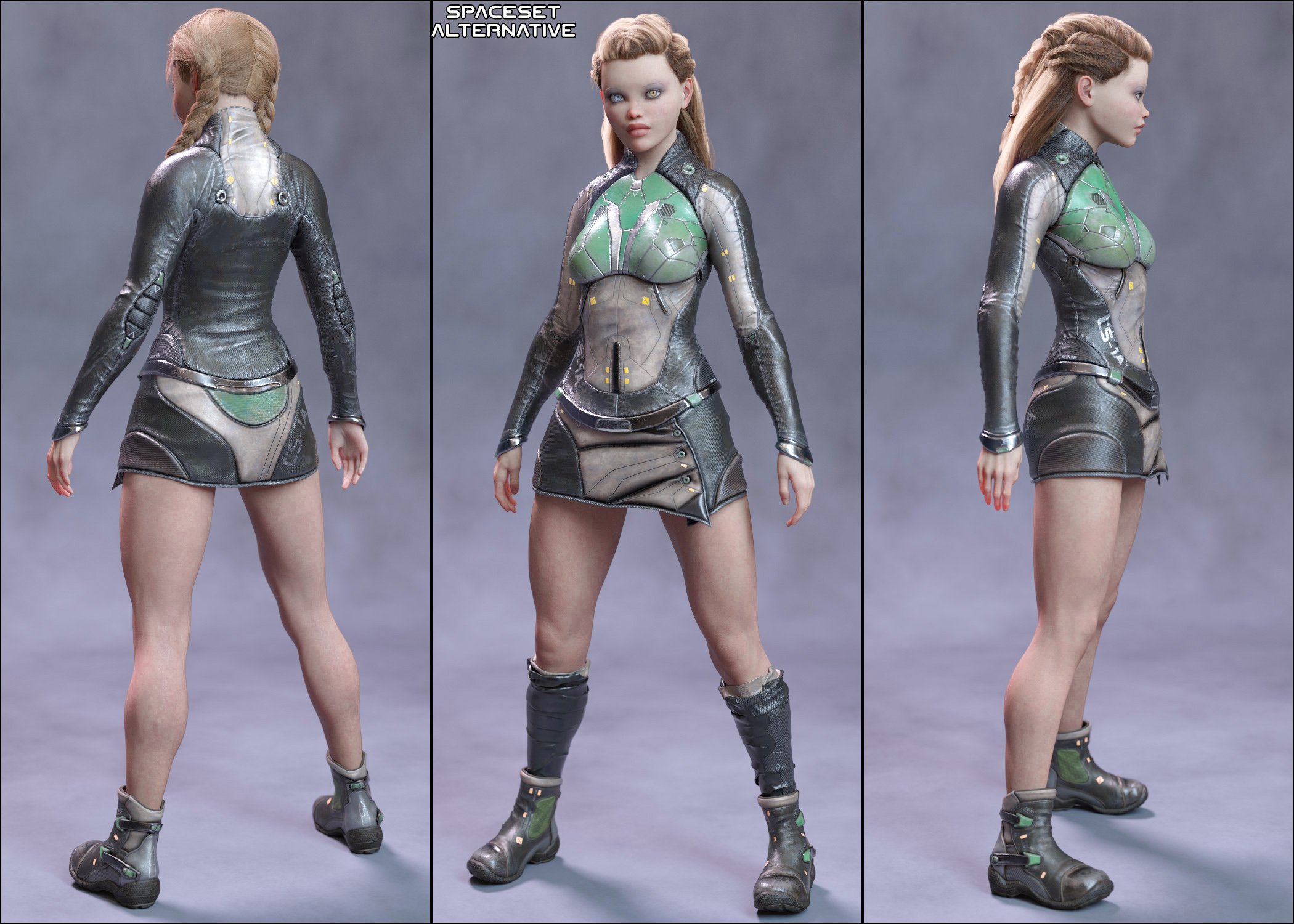 Code Squad 01 Xps | Daz 3D