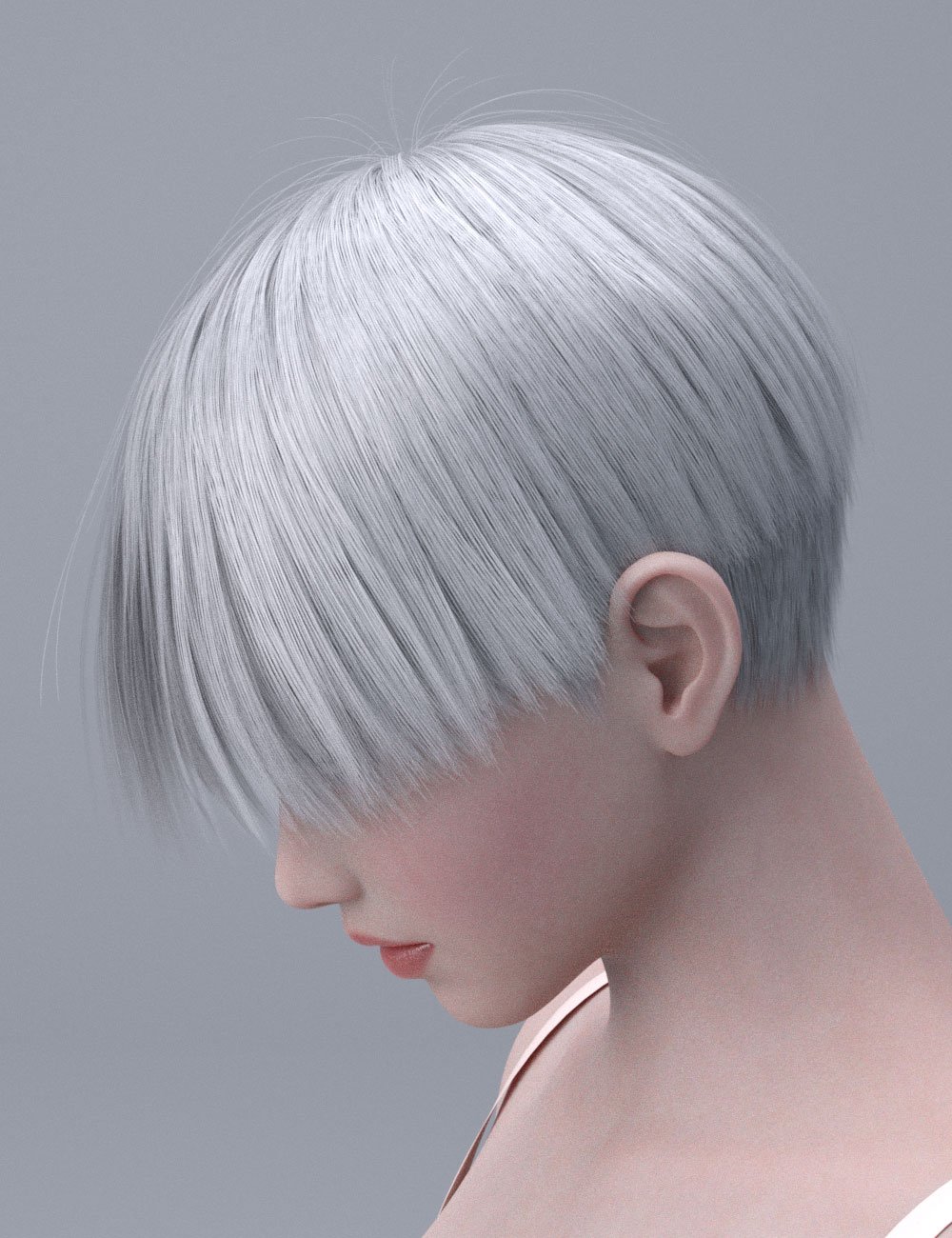 HY Short Hair for Genesis 3 and 8 by: HerYun, 3D Models by Daz 3D