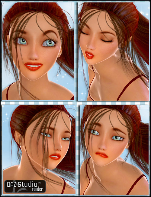 Attitude Expressions by: Skyewolf, 3D Models by Daz 3D