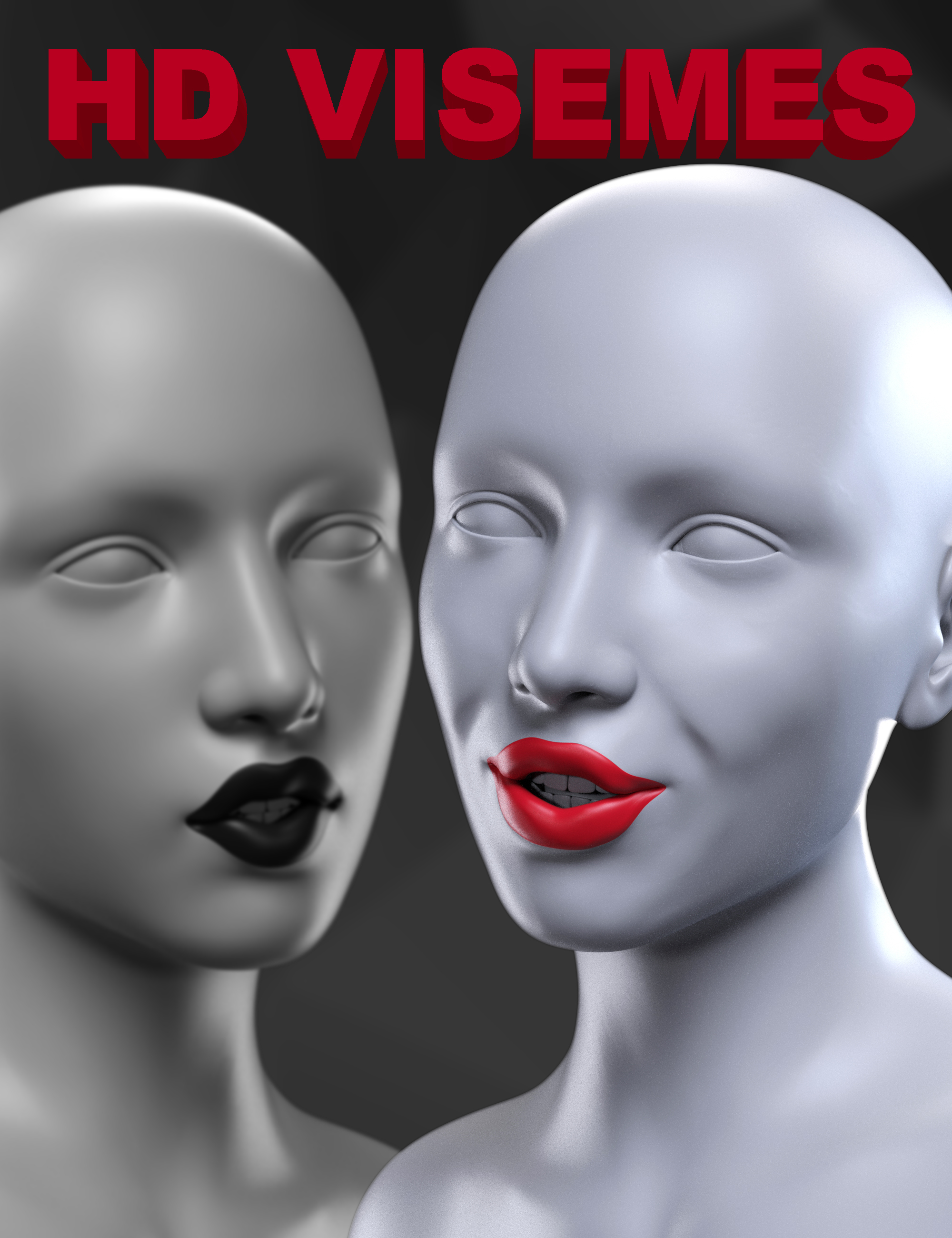 HD Visemes for Genesis 8 Female by: PFA, 3D Models by Daz 3D