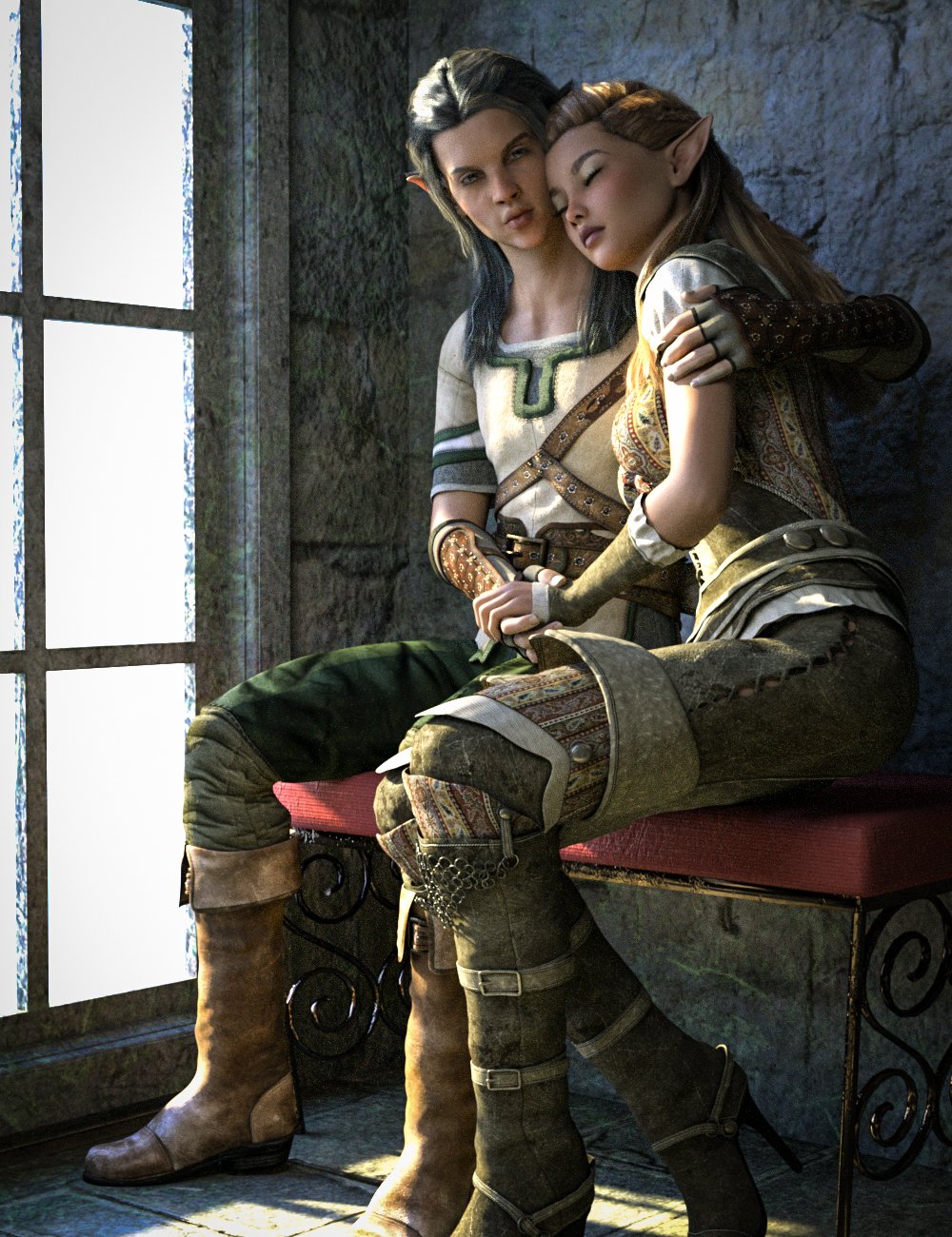 Fantasy Alcove Window Fantasy Alcove Window by: SloshWerks, 3D Models by Daz 3D