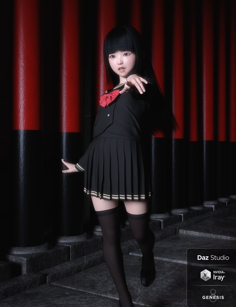 Yui Character and Hair for Genesis 8 Female Yui Character and Hair for Genesis 8 Female by: Goanna, 3D Models by Daz 3D