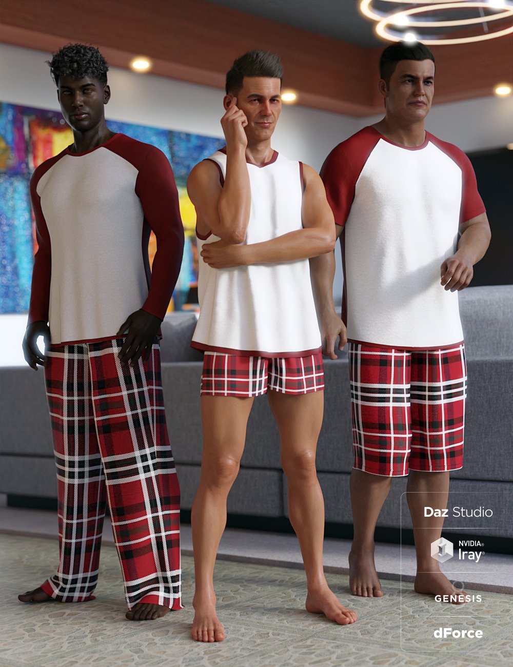 dForce Stellan Lounge Wear: Elan dForce Stellan Lounge Wear: Elan by: Moonscape GraphicsSade, 3D Models by Daz 3D