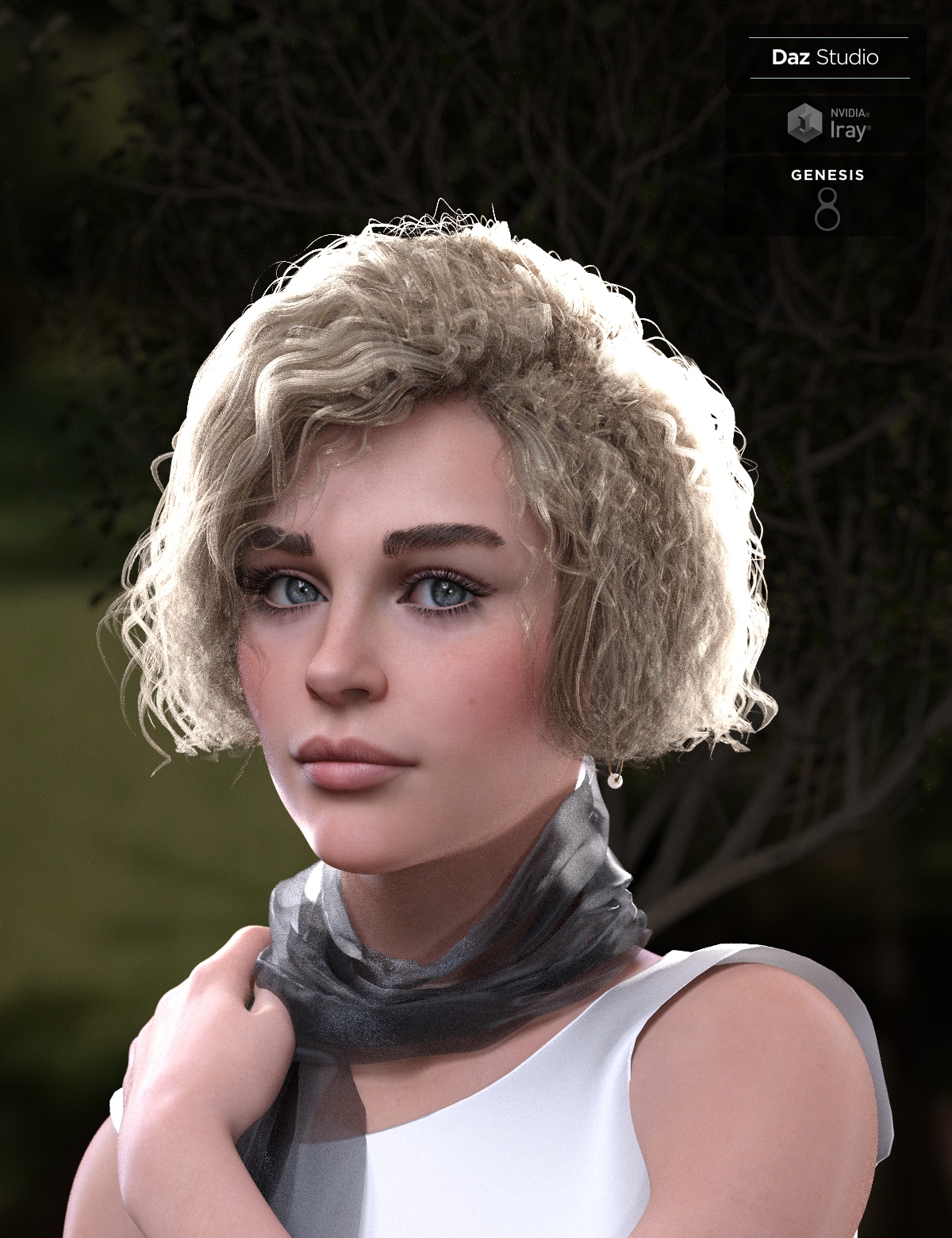 KylieBob Hair for Genesis 8 Female(s) by: Neftis3D, 3D Models by Daz 3D