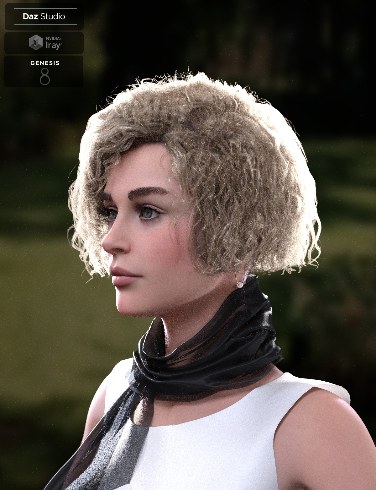 KylieBob Hair for Genesis 8 Female(s) by: Neftis3D, 3D Models by Daz 3D