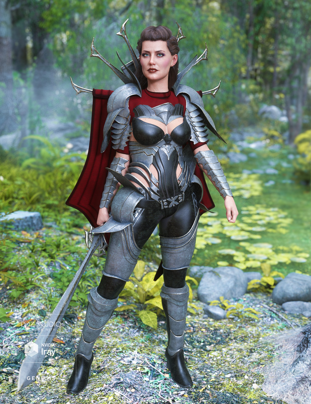 Iron Warrior for Genesis 8 Female(s)