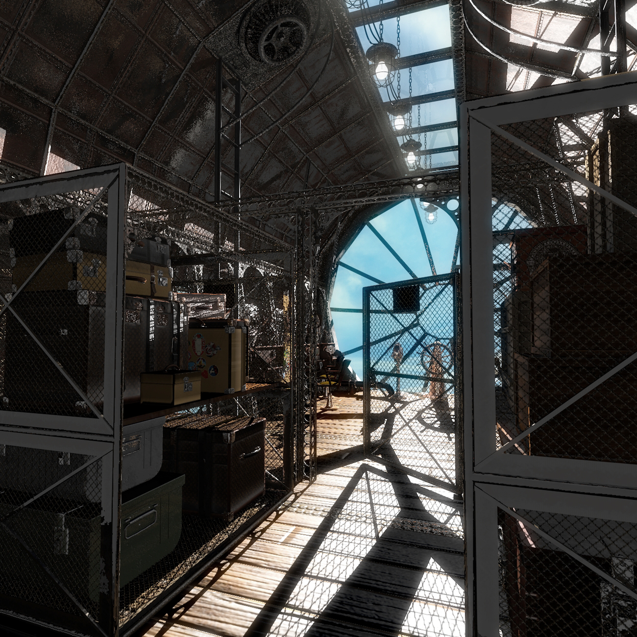 Steampunk Airship Cabin by: Ansiko, 3D Models by Daz 3D