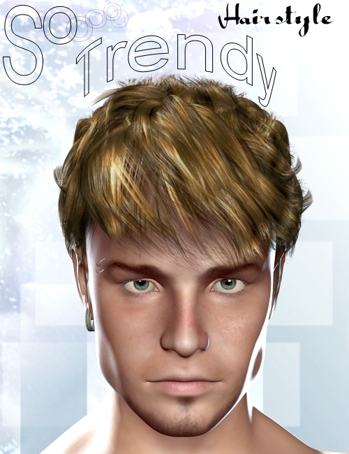 So Trendy Hairstyle by: Neftis3D, 3D Models by Daz 3D
