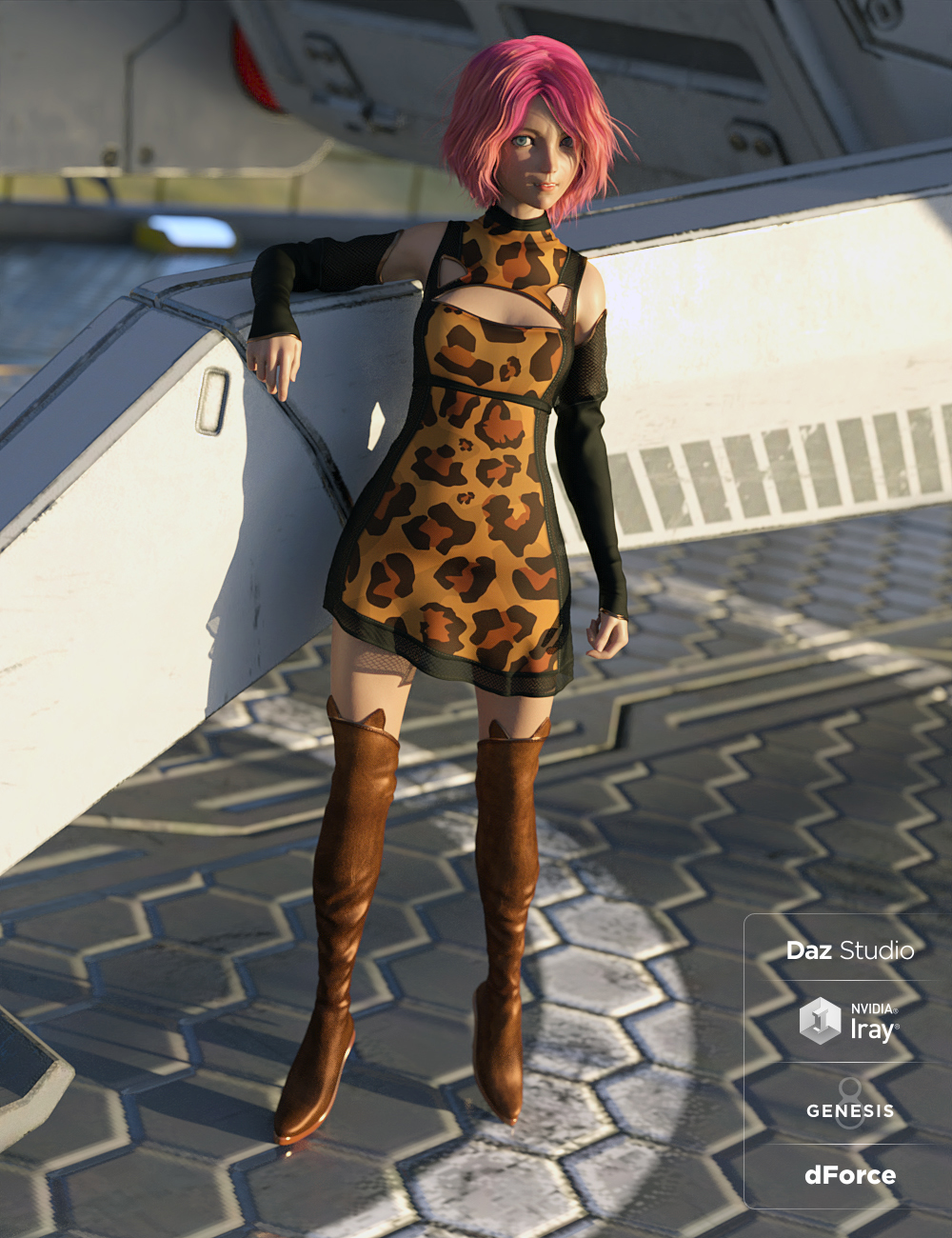 Panther Outfit Textures by: ShanasSoulmate, 3D Models by Daz 3D