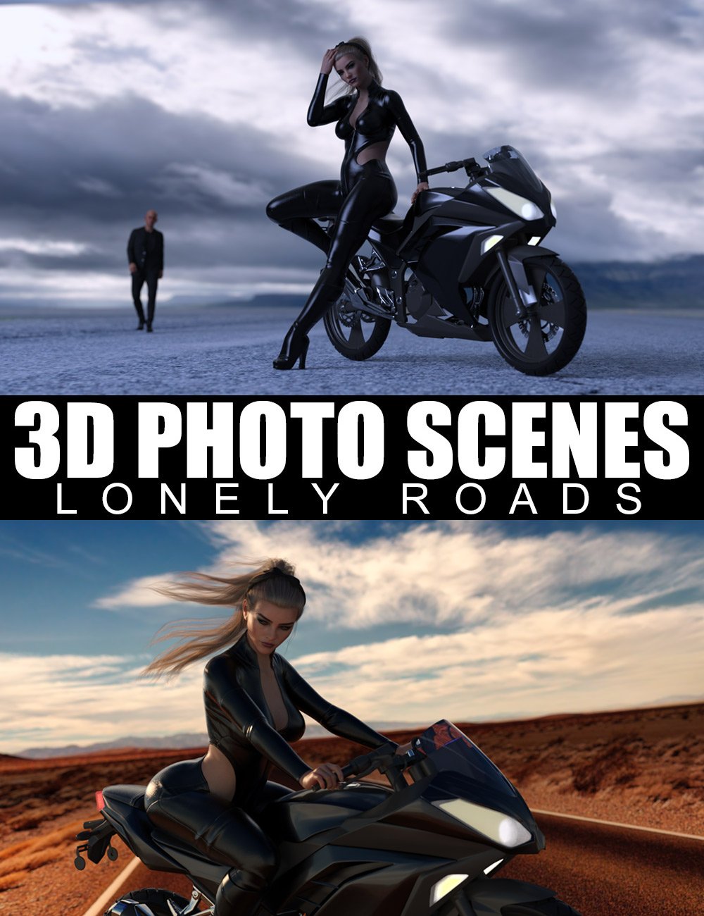3D Photo Scenes - Lonely Roads by: Dreamlight, 3D Models by Daz 3D
