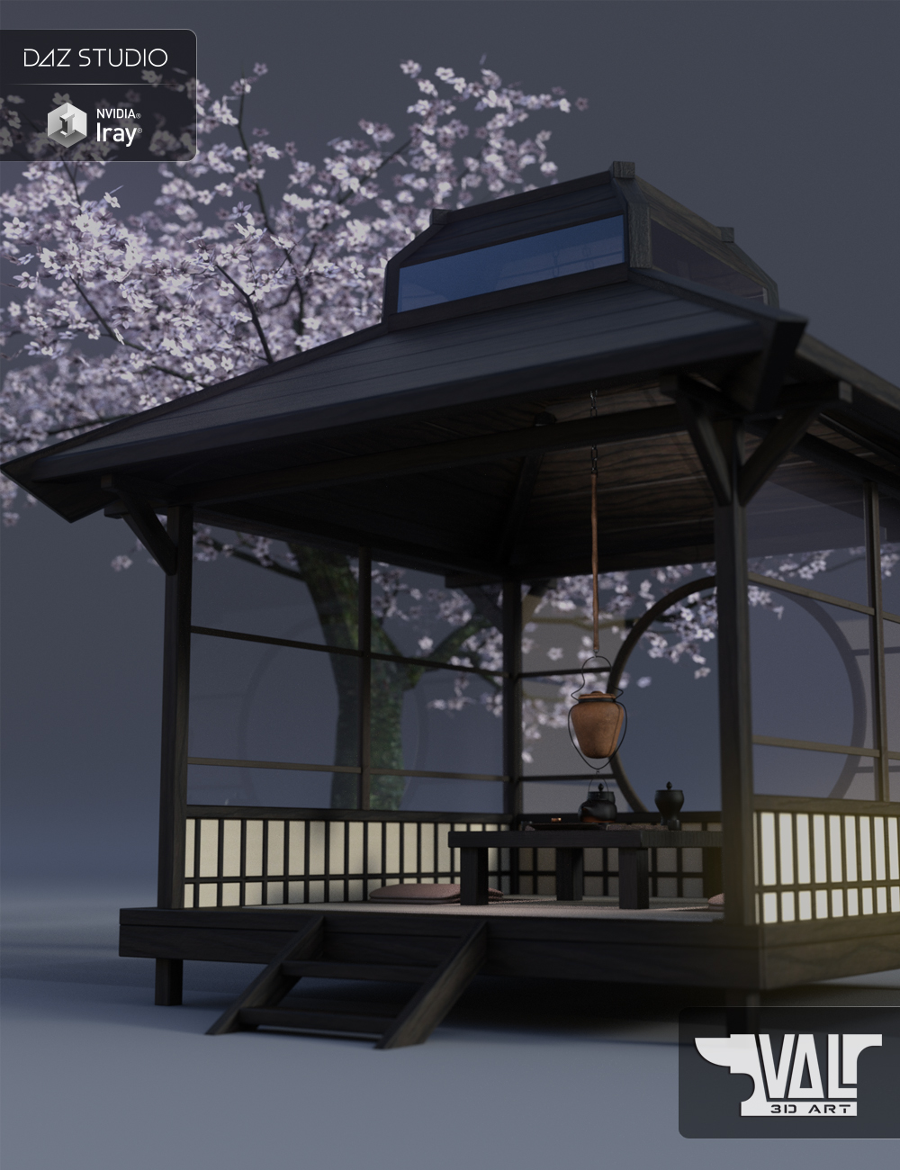 Modern Tea Room by: Val3dart, 3D Models by Daz 3D
