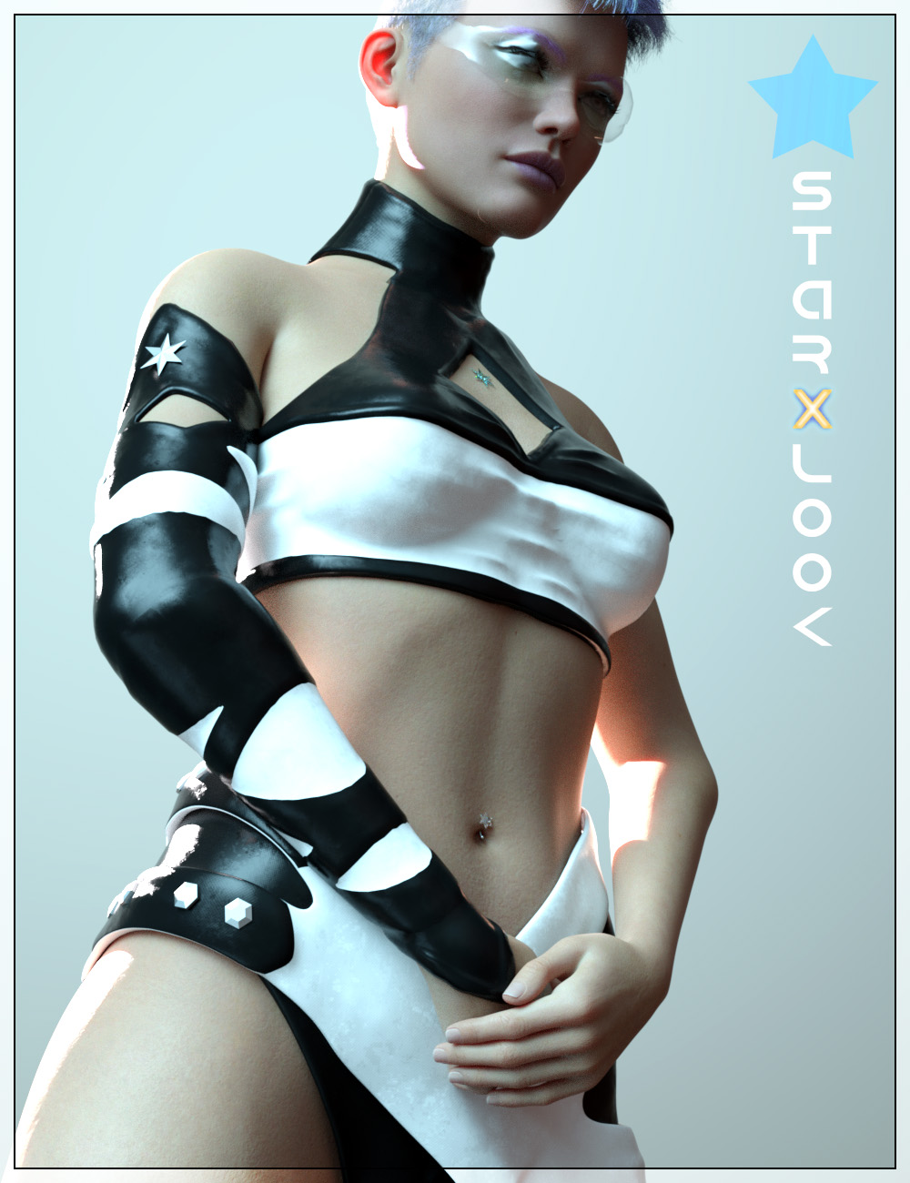 StarXlook Scifi Outfit for Genesis 8 Female(s) by: Nathy, 3D Models by Daz 3D
