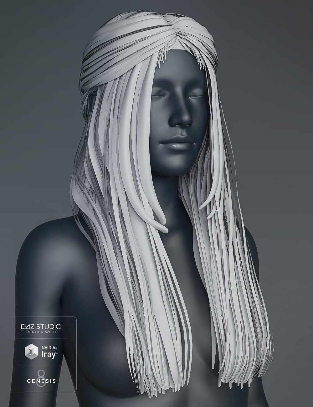 Arwen Hair For Genesis 8 Females Daz 3d 