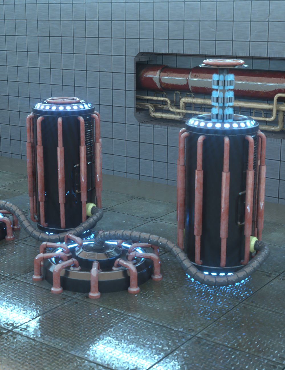 Scifi A.D.H. Medical Bay Scifi A.D.H. Medical Bay by: AcharyaPolina, 3D Models by Daz 3D
