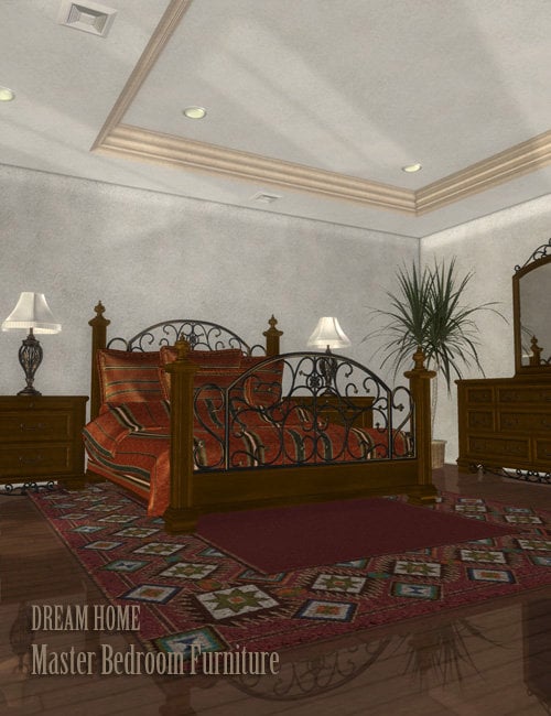 Dream Home : Master Bedroom Furniture by: , 3D Models by Daz 3D